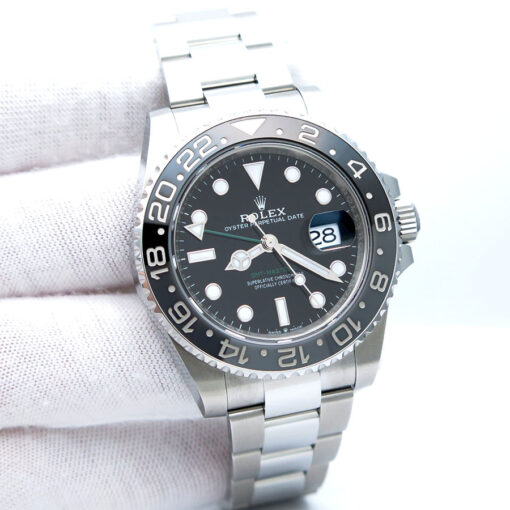 Rolex 126710GRNR GMT Master II on Oyster