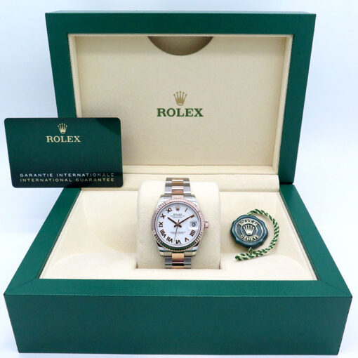 Rolex 278271 Datejust 18K/SS with White Roman Dial on Oyster - Image 2