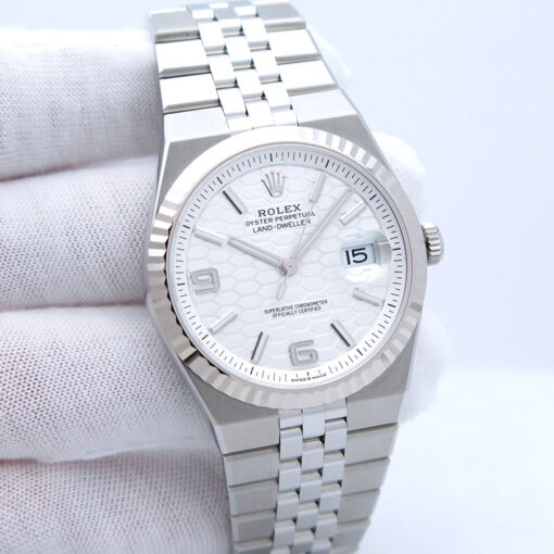 Rolex 127334 Land-Dweller 40 with White Dial (New Model)