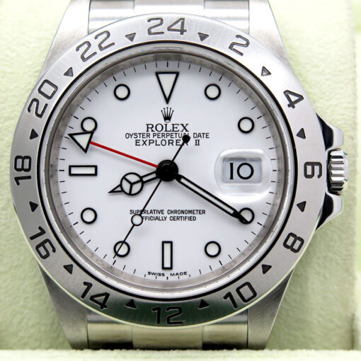 Rolex 16570 Explorer II with White Dial and 3186 Movement - Image 3