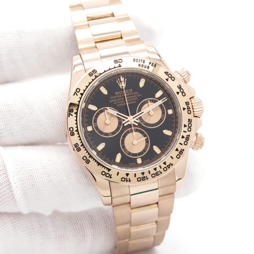 Rolex 116505 Cosmograph Daytona 18K Rose Gold with Black Dial