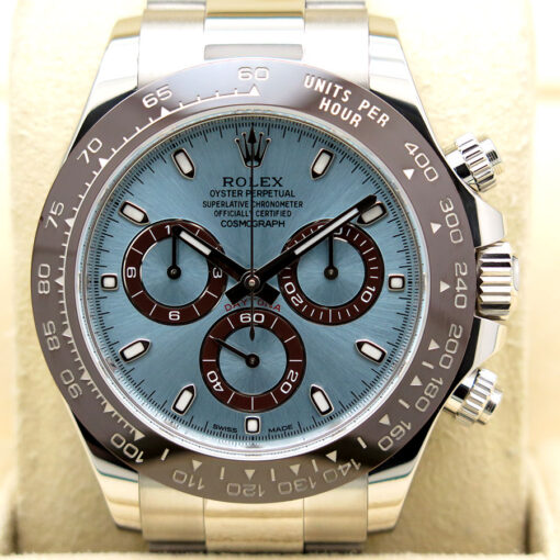 Rolex 116506 Cosmograph Daytona Platinum with Ice Blue Dial - Image 3