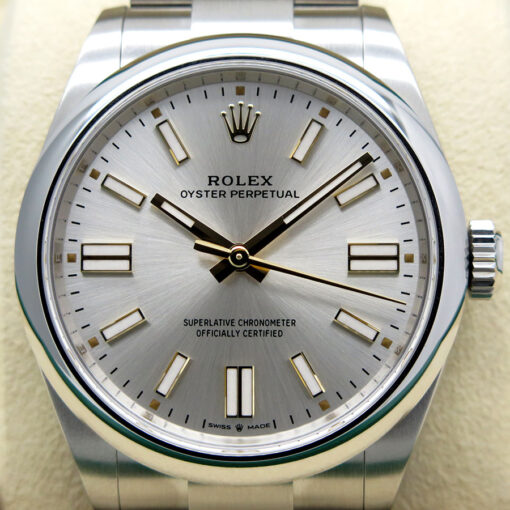Rolex 134300 Oyster Perpetual 41 with Silver Dial (New Model) - Image 3