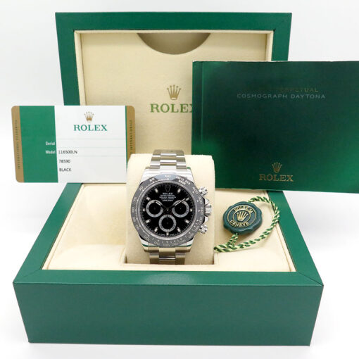 Rolex 116500LN Cosmograph Daytona with Black Dial - Image 2