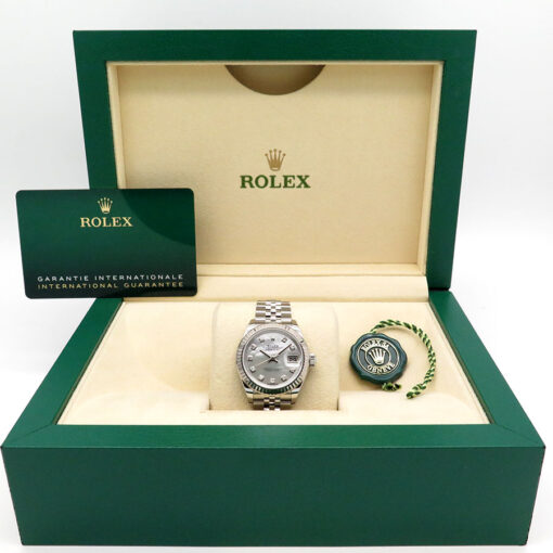 Rolex 279174 Datejust with Mother of Pearl Diamond Dial on Jubilee - Image 2