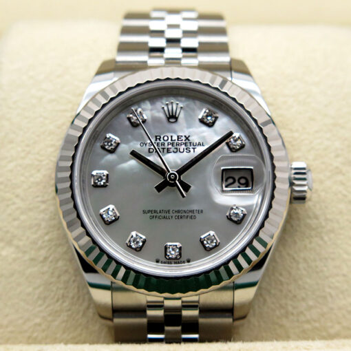 Rolex 279174 Datejust with Mother of Pearl Diamond Dial on Jubilee - Image 3