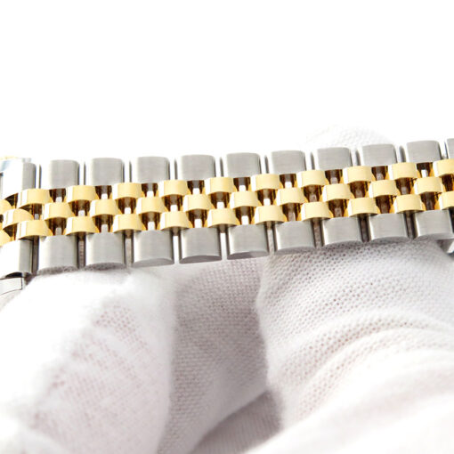 Rolex 279383RBR Datejust 18K/SS Champagne Roman Dial Diamond Bezel on Jubilee - Image 8