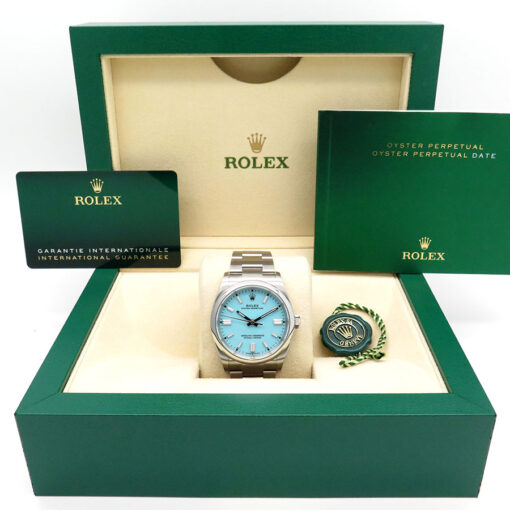 Rolex 126000 Oyster Perpetual with Turquoise Dial - Image 2