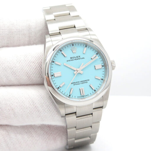 Rolex 126000 Oyster Perpetual with Turquoise Dial