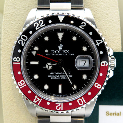 Rolex CPO 16710 GMT Master II with Red/Black Bezel - Image 3