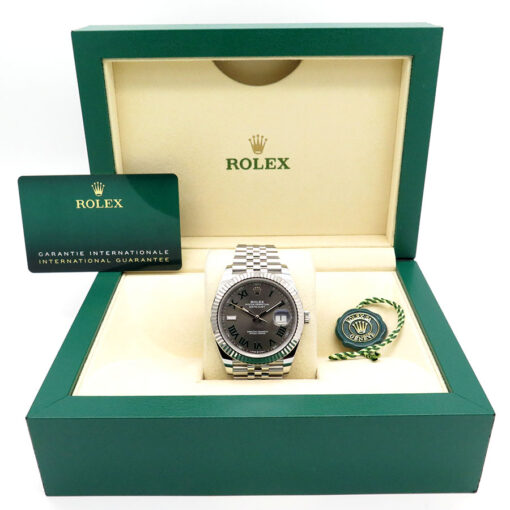 Rolex 126334 Datejust 41 with Slate Roman Dial on Jubilee - Image 2