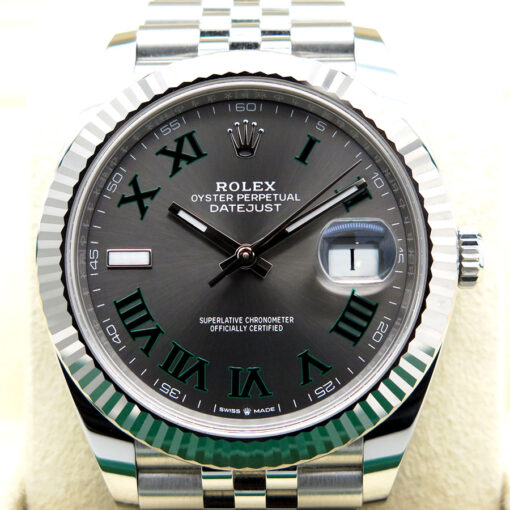 Rolex 126334 Datejust 41 with Slate Roman Dial on Jubilee - Image 3