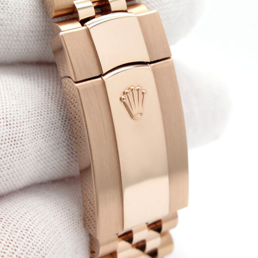 Rolex 336935 Skydweller 18K Rose Gold with Blue-Green Dial on Jubilee - Image 7