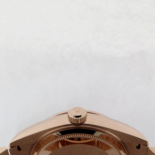 Rolex 336935 Skydweller 18K Rose Gold with Blue-Green Dial on Jubilee - Image 4