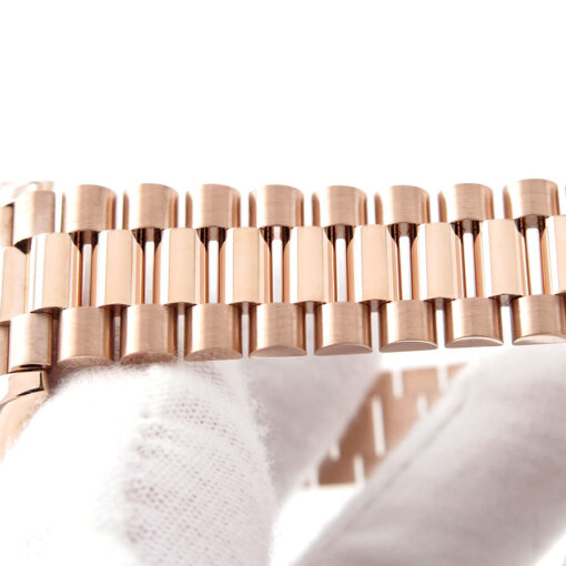 Rolex 278275 Datejust 18K Rose Gold with Mother of Pearl Diamond Dial on President - Image 9