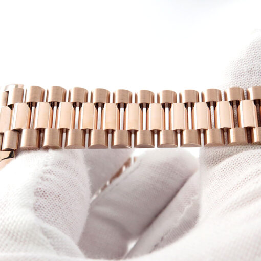 Rolex 278275 Datejust 18K Rose Gold with Mother of Pearl Diamond Dial on President - Image 7