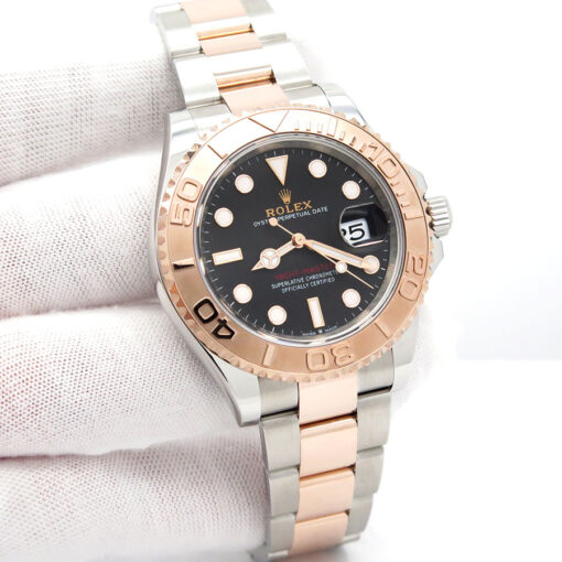 Rolex 126621 Yachtmaster 18K/SS with Black Dial