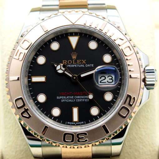 Rolex 116621 Yachtmaster 18K/SS with Black Dial - Image 3
