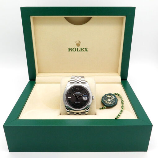 Rolex 126300 Datejust 41 with Slate Roman Dial on Jubilee - Image 2