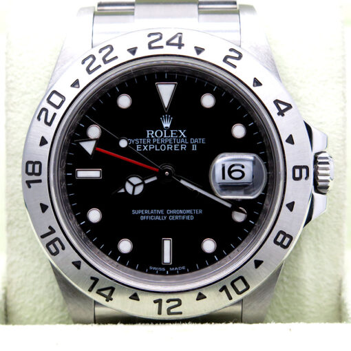 Rolex 16570 Explorer II with Black Dial and 3186 Movement - Image 3