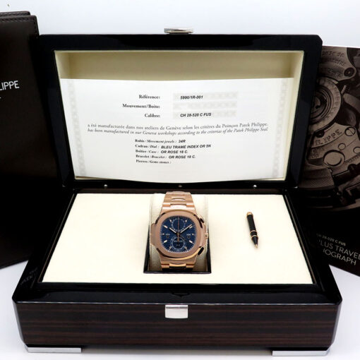 Patek Philippe 5990/1R Nautilus Travel Time Chronograph - Image 2