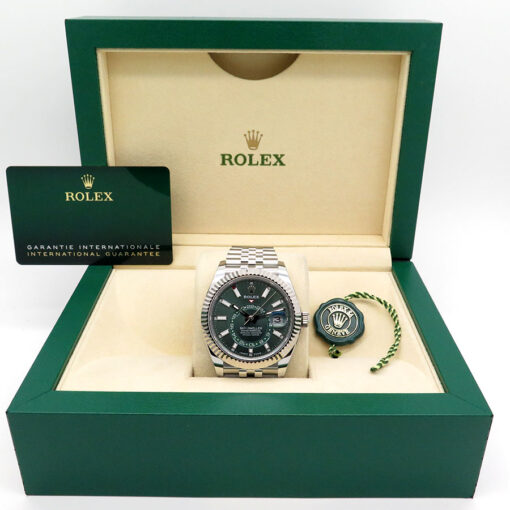 Rolex 336934 Skydweller with Mint Green Dial on Jubilee - Image 2