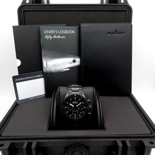 Alternative view of Blancpain Bathyscaphe Chronograph Flyback Ceramic