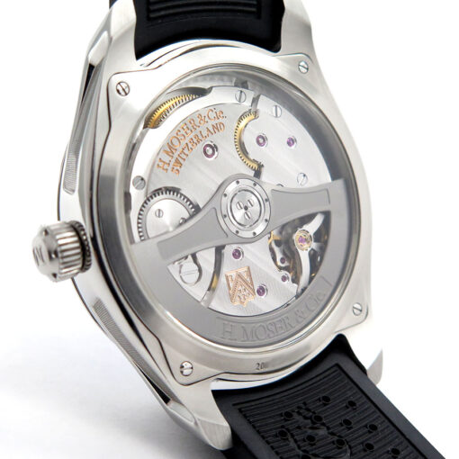 H. Moser & Cie 3200-1217 Pioneer Centre Seconds with Arctic Blue Fumé Dial - Image 4