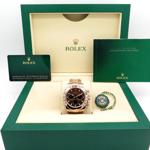 Rolex 116505 Cosmograph Daytona 18K Rose Gold with Chocolate Dial - Image 2