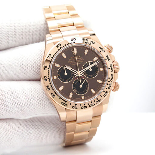 Rolex 116505 Cosmograph Daytona 18K Rose Gold with Chocolate Dial