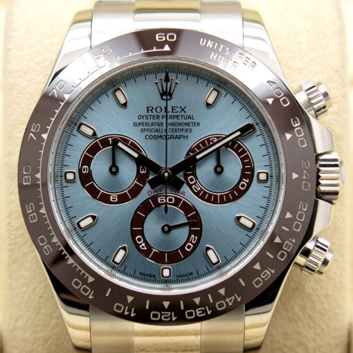 Rolex 116506 Cosmograph Daytona Platinum with Ice Blue Dial - Image 3