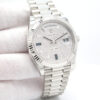 Rolex 228236 Day Date 40 Platinum with Pave Diamond & Sapphire Dial