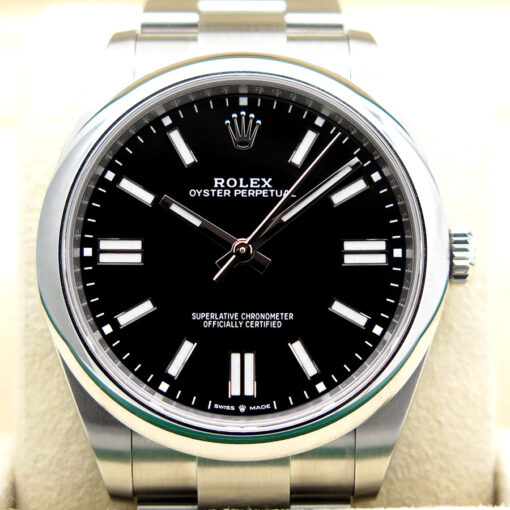 Rolex 124300 Oyster Perpetual 41 with Black Dial - Image 3
