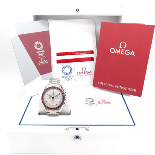 Omega Speedmaster Moonwatch “Tokyo 2020” Limited Edition with Silver Dial - Image 2