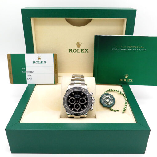 Rolex 116500LN Cosmograph Daytona with Black Dial - Image 2