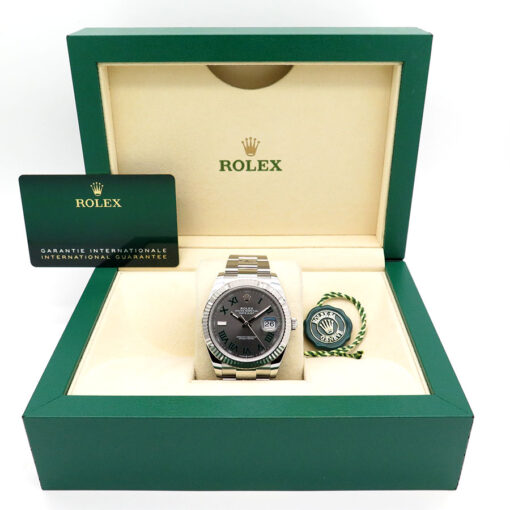 Rolex 126334 Datejust 41 with Slate Roman Dial on Oyster - Image 2
