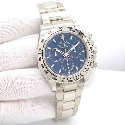 Rolex 126509 Cosmograph Daytona 18K White Gold with Blue Dial