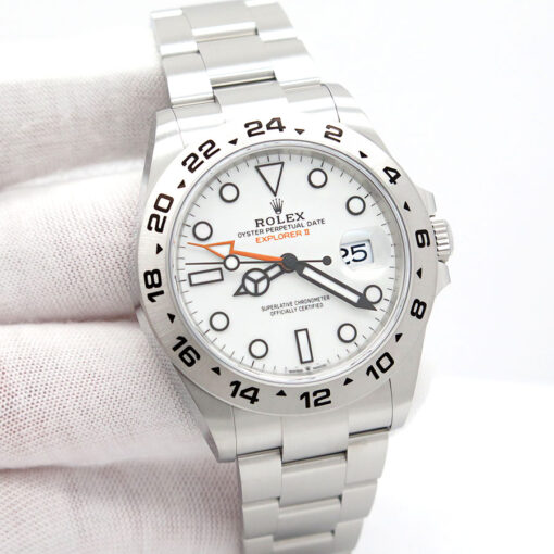 Rolex 226570 Explorer II with White Dial