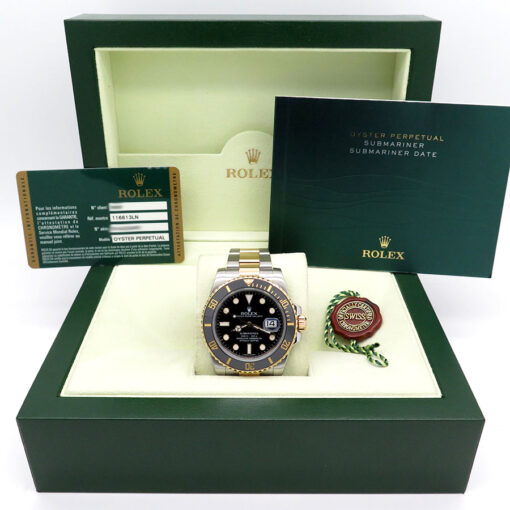 Alternative view of Rolex 116613LN Submariner 18K/SS
