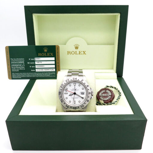 Rolex 16570 Explorer II with White Dial and 3186 Movement - Image 2