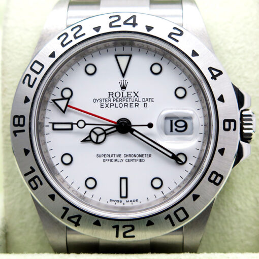 Rolex 16570 Explorer II with White Dial and 3186 Movement - Image 3