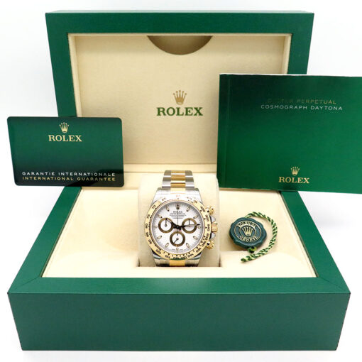 Rolex 116503 Cosmograph Daytona 18K/SS with White Dial (New Old Stock) - Image 2