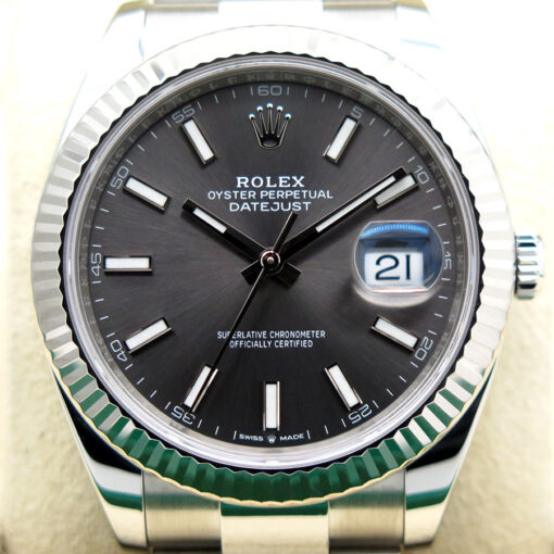 Rolex 126334 Datejust 41 with Slate Stick Dial on Oyster - Image 3