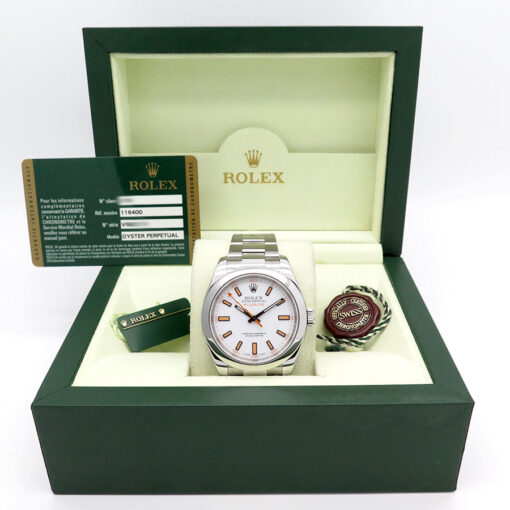 Rolex 116400 Milgauss with White Dial - Image 2