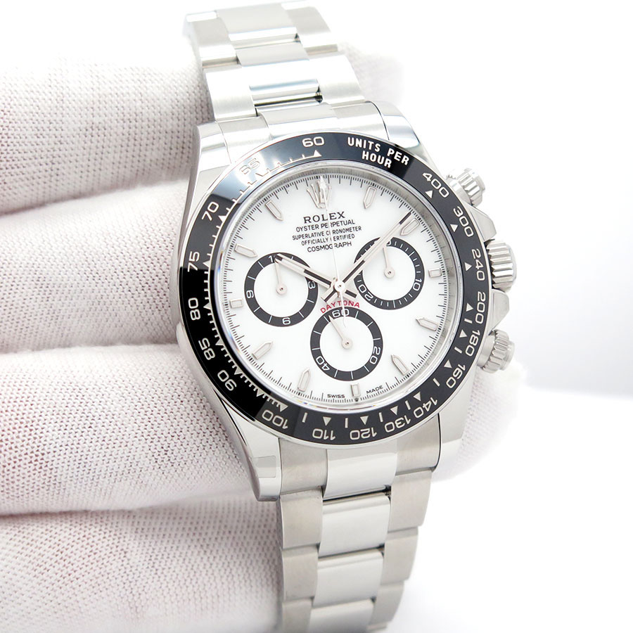 Rolex 126500LN Cosmograph Daytona with White Dial