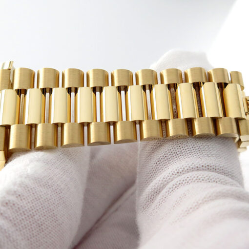 Rolex 228238 Day Date 40 18K Yellow Gold with Green Roman Dial - Image 9