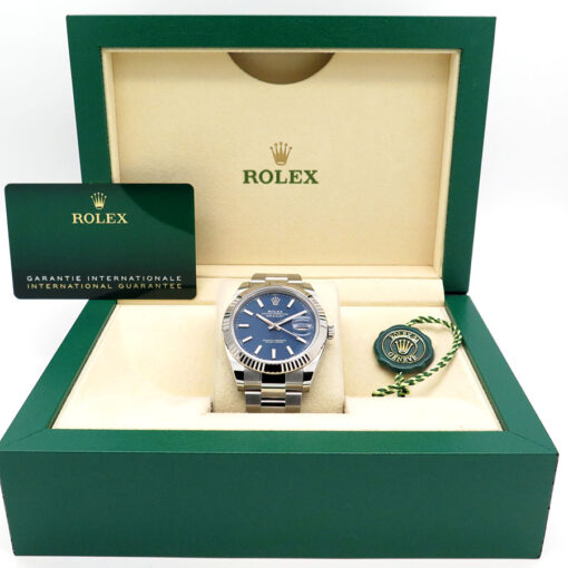 Rolex 126334 Datejust 41 with Blue Stick Dial on Oyster - Image 2