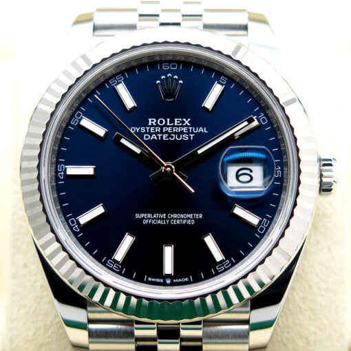Rolex 126334 Datejust 41 with Blue Stick Dial on Jubilee - Image 3