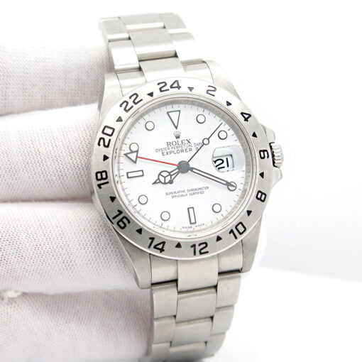 Rolex 16570 Explorer II with White Dial and 3186 Movement
