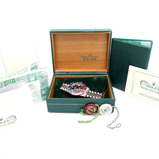 Rolex CPO 16750 GMT Master with Red/Blue Bezel on Jubilee - Image 2